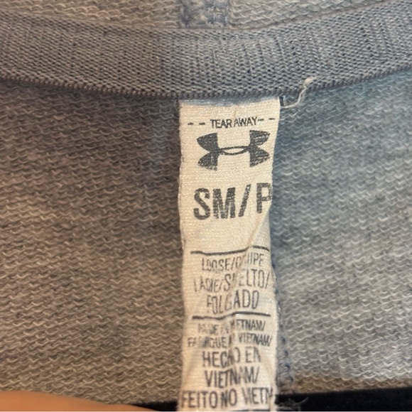 Baltimore Raven Under Armour Gray Hooded Waterfall Cardigan Sweatshirt S - Picture 9 of 9